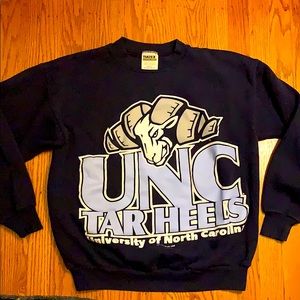 EUC Vintage UNC Tar Heels crewneck sweatshirt